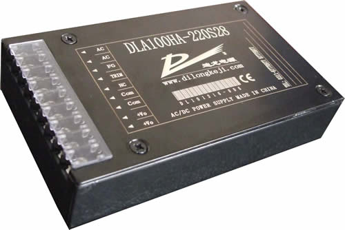 100W DLA-HA系列 端子接線型AC-DC電源模塊