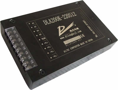 200W DLA-K系列 端子接線型AC-DC模塊電源
